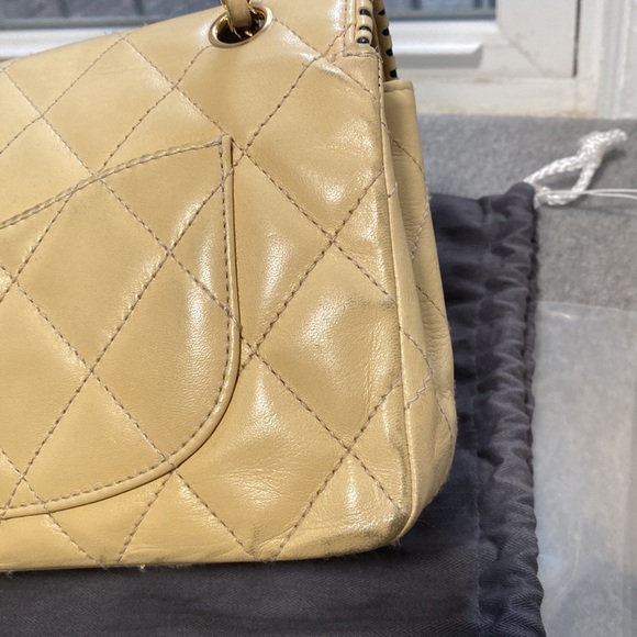 Rare Chanel Vintage Flap Bag with 24K Gold Hardware - Picture 13 of 16